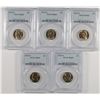 Image 1 : ( 5 ) 1953-D JEFFERSON NICKELS, PCGS MS-65 GEMS