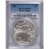 Image 1 : 2003 AMERICAN SILVER EAGLE, PCGS MS-70! PERFECT!