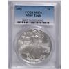 Image 1 : 2007 AMERICAN SILVER EAGLE, PCGS MS-70 PERFECT!