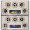 Image 2 : (2) 2008 CLAD PROOF QUARTER SETS NGC PF-70 UC (MULTIHOLDER)