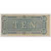 Image 2 : 1864 $10 CONFEDERATE STATES OF AMERICA NOTE (T-68) VF/XF