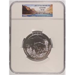 2011 GLACIER (5 OZT .999 FS) NGC SP-69