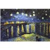 Image 1 : (ART) "A Starry Night Over The Rhone" - Vincent Van Gogh (MO2337VGH-20) (6-F34AG)