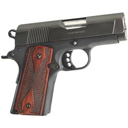 _NEW!_ Colt O7810D New Agent 45 ACP 3" 7+1 Wood Grip Blk Frame Blued Slide 098289041937