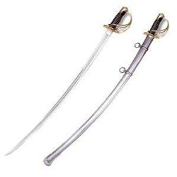 _NEW!_ U.S. 1860 Heavy Cavalry Saber, Steel Scabbard 705442006138