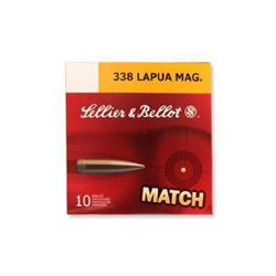 (AMMO) S&B 338LAPUA 300GR SIERRA HPBT (50 ROUNDS) 754908512157