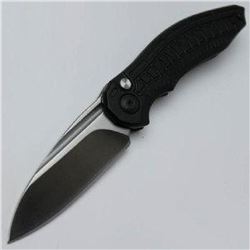 _NEW!_ Bionic Automatic, Black Handle, Satin Plain MNA-X-BRBIONICBKSAT