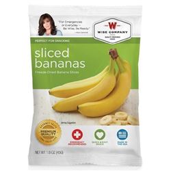 _NEW!_ Wise Foods 05401 Outdoor Camping Pouch Sliced Bananas 6 Count 851238005216