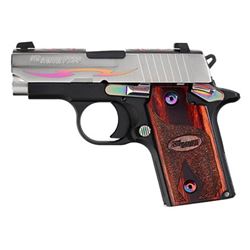 _NEW!_ Sig 238380NSSTRIBALCRG P238 Single 380ACP 2.7" 6+1 NS Rsewd Blk Rainbow Slide 798681455805