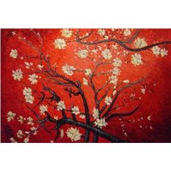 (ART) "Branches With Almond Blossom - Red Version" - Vincent Van Gogh (FL5161VGH-48)