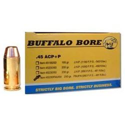 (AMMO) BUFFLO BR 45ACP+P 230 FMJ-FN (200 ROUNDS) 651815452326