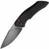 Image 1 : !NEW! Launch 1 OTS Automatic, Black Handle, Blackwash Plain w/Clip 087171039534