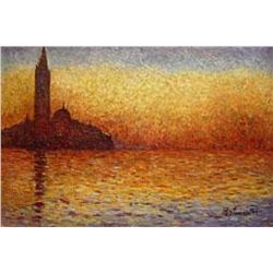 (ART) "At Dusk-San Giorgio Maggiore" - Claude Monet (WA2561MON-20)