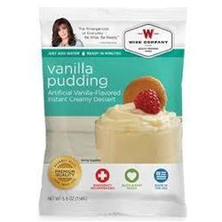 _NEW!_ Wise Foods 05409 Outdoor Camping Pouch Vanilla Pudding 6 Count 851238005193