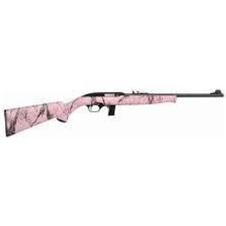 _NEW!_ Mossberg 37088 702 Plinkster SA 22 Long Rifle 18" Pink Marble Syn Stock Blued 884110370884