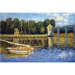 (ART) "A Bridge At Argenteuil" - Claude Monet (WA3998MON-20)