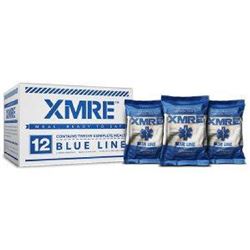 *NEW* XMRE Blue Line Meal Kit, Case of 12 Meals w/Heater #: XMREBL12H