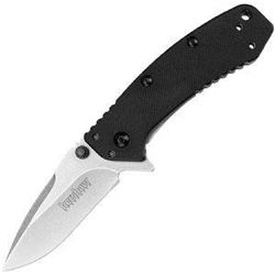 !NEW! Cryo, Black G-10 Handle, Stonewash Plain 087171036731