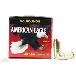 _NEW!_ FED AM EAGLE 40SW 180GR FMJ (200 ROUNDS) 029465063153