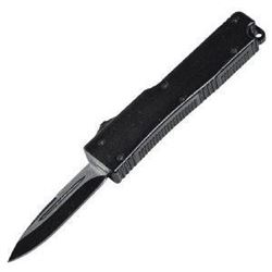 !NEW! Mini OTF Automatic, Black Handle, Plain 849904066046