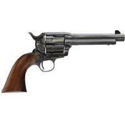 _NEW!_ Taylors 5001DE 1873 Gunfighter Deluxe 45 LC 5.5" 6 Wood Grip Blued 839665004920