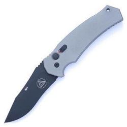 !NEW! M1 Automatic OTS, Titanium Handle, Black Plain 856537004208