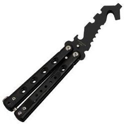 !NEW! Butterfly Multi-Tool, Black Handle & Blade, w/Clip 799975692210