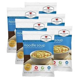 _NEW!_ Wise Foods 2W02217 Outdoor Food Packs 6Ct/4 Serving Chicken Flavored Noodle Soup 851238005134