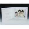 Image 1 : H.R.H. The Princess of Wales. Christmas card (1994), sepia photograph, inscribed "To you both" and s