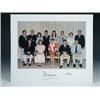 Image 1 : H.R.H. The Princess of Wales. Colour photograph of Diana with staff including Paul Burrell, signed o