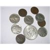 Image 1 : 10 TOTAL U.S. COINS INCLUDES SILVER KENNEDY HALF DOLLAR/INDIAN HEAD CENTS & BUFFALO NICKELS!!