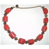 Image 1 : Red & Rose Beaded Necklace