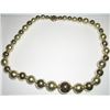 Image 1 : Large Beaded Gold Colored Necklace