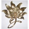 Image 1 : Gold Colored Flower Pin