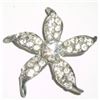 Image 1 : Vintage Rhinestone Flower Pin