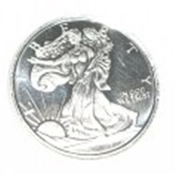 SILVER *WALKING LIBERTY* 1/10OZ FINE SILVER COIN *UNC MS HIGH GRADE*!! COIN CAME OUT OF SAFE!!