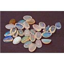 LOT OF 3.86 CTS OF MULTICOLOR ETHIOPIAN OPALS
