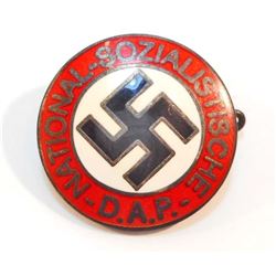 GERMAN NAZI NSDAP ENAMELED PARTY BADGE