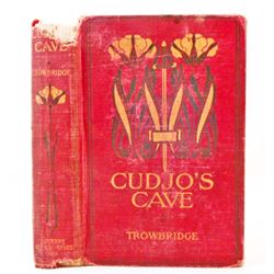 1891 "CUDJO'S CAVE" HARDCOVER BOOK