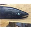 Image 2 : CRAIG VOISIN, SALMON CARVING WITH ABALONE INLAY 47" L X 11" H