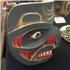 Image 2 : EMIL THIBERT, SALTEAUX NATION, SHARK MASK 10.5" H X 10" W