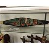 Image 2 : LAURENCE SCOW, HEAVILY CARVED 5'6"' WILLERWHALE PADDLE