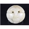 Image 1 : ALABASTER EAGLE MOON MASK 12" DIAMETER SIGNED "THEORET"
