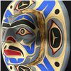 Image 2 : EMIL THIBERT, SALTEAUX NATION, 16" MOON MASK, CEDAR BARK ACCENT