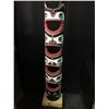 Image 1 : CHRIS GLENDALE, DA'NAXDA'XW NATION, TOTEM POLE ON STAND 66.5" H X 10.5" W