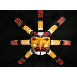 GENE BRABANT (1946-) CREE, KWAG-UILTH SUN MASK 48" W X 42"H