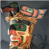 Image 2 : TIM ALFRED, KWAKIUTL, RAVEN BOY MASK 14" H X 17" W X 11" D