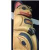 Image 2 : STAN GREENE, TWO FIGURE TOTEM POLE 118" H X 26" W X 16" D