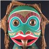 Image 2 : PATRICK AMOS, NUU-CHAH-NULTH, "FROG MASK", WITH COPPER AND CEDAR BARK ACCENTS 23" H X 14" W