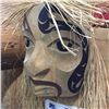 Image 2 : DARYL FRANCIS, SNAKE SPIRIT MASK, WITH SHELL INLAY 10" H X 8" W